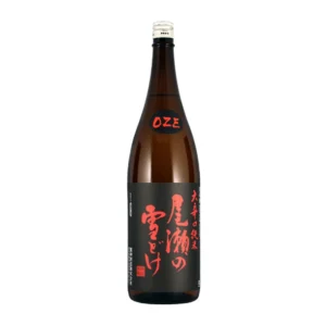 Oze no Yukidoke Okarakuchi Junmai Sake 1.8L bottle wholesale restaurant supply #14838
