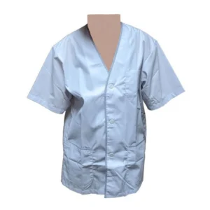 Pantria white sushi chef coat blue striped collar wholesale restaurant supply #BAI656