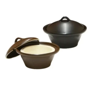 Banrai Nabe double boiler ceramic tofu cooker individual wholesale restaurant supply #C9811S