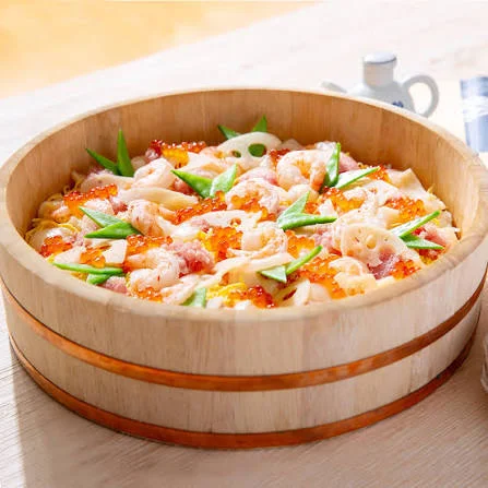 Hangiri wooden sushi rice mixing tub wholesale restaurant supply #W5105