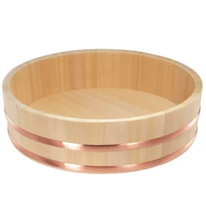 Hangiri wooden sushi rice mixing tub wholesale restaurant supply #W5105