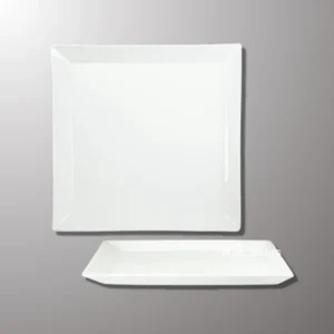 14 Inch Square Rimmed Ceramic Plate Unbranded wholesale restaurant supply #CC5005