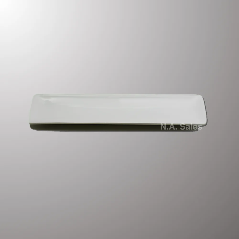 2 Inch Rectangular Ceramic Plate Unbranded wholesale restaurant supply #CC5013