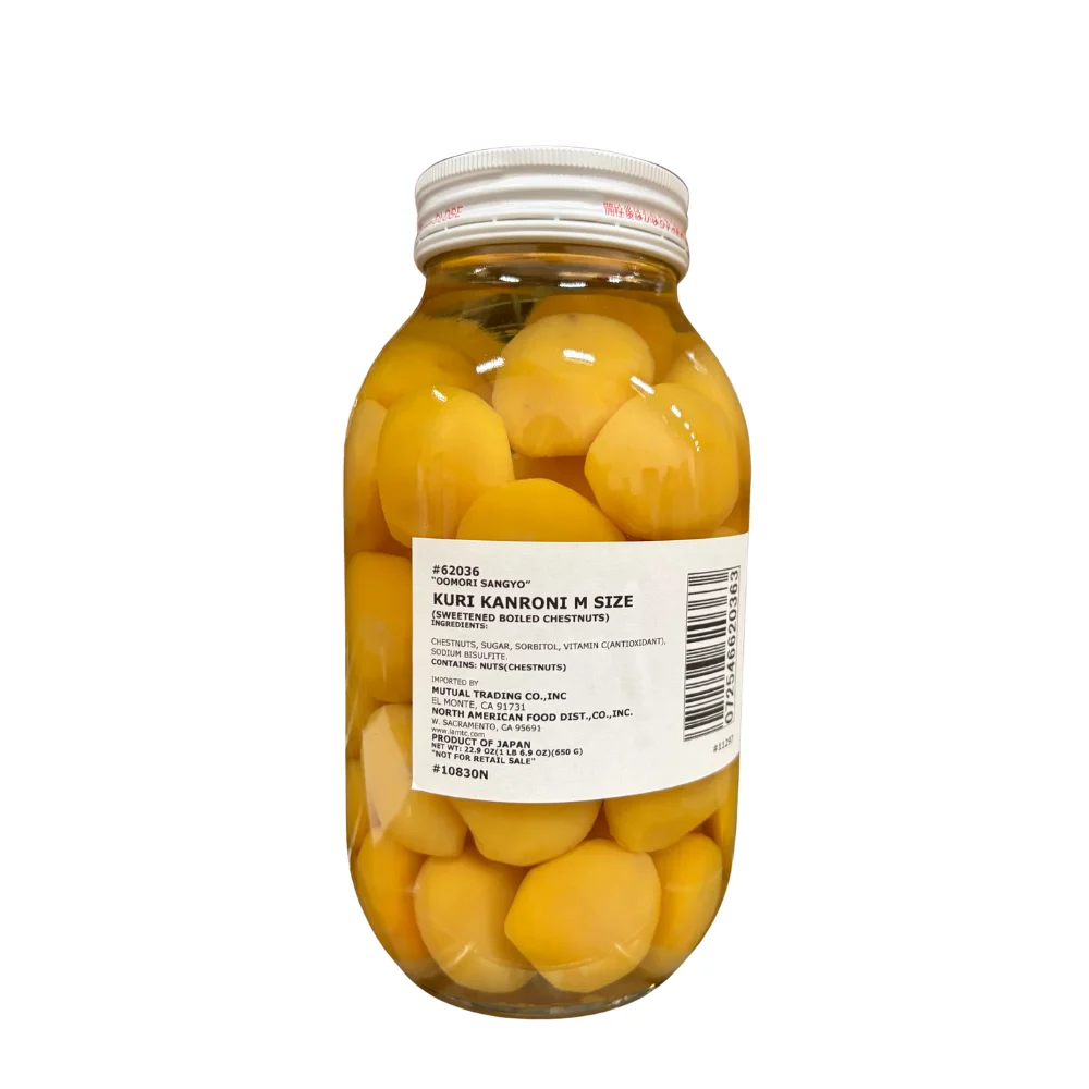Kuri Kanroni candied chestnuts in syrup canned wholesale restaurant supply #11297