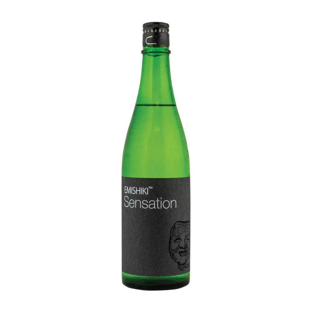 Emishiki Sensation Black Junmai Genshu sake bottle 720ml wholesale restaurant supply #14547
