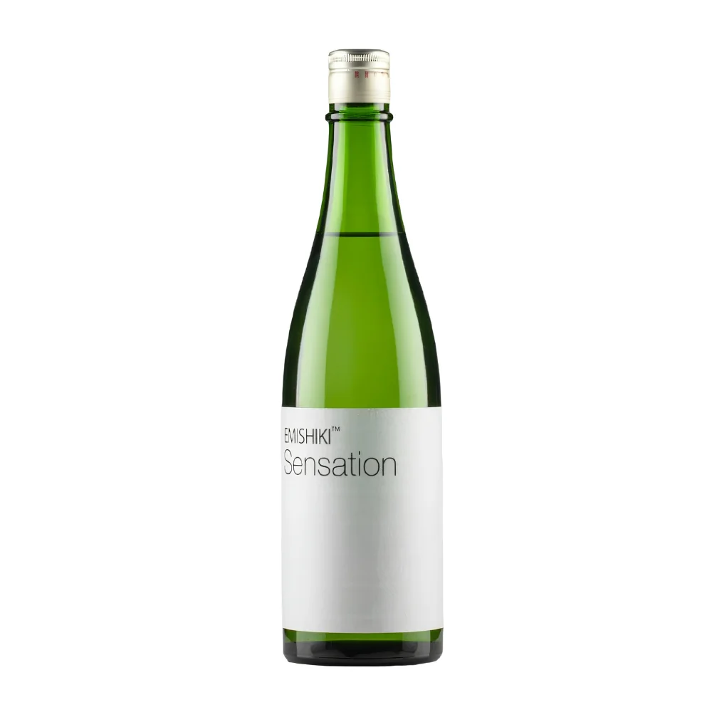 Emishiki Sensation White Junmai Genshu sake bottle 720ml wholesale restaurant supply #14548
