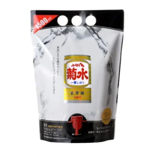 Kikusui Funaguchi Nama Genshu sake 1.5L pouch wholesale restaurant supply #14559