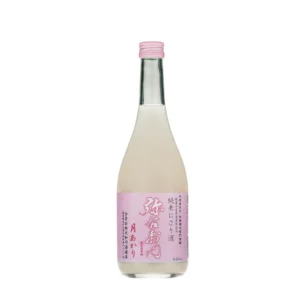 Yaemon Tsuki Akari Junmai Nigori Sake bottle Yamatogawa wholesale restaurant supply #14835