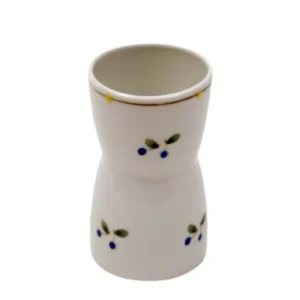 Blueberry shochu cup hourglass porcelain Shingama wholesale restaurant supply #C8019S
