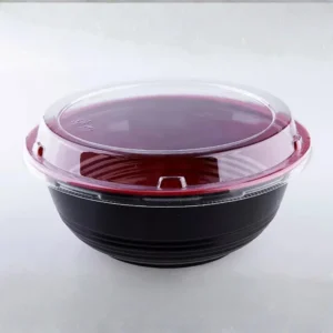 PP donburi bowl anti-fog lid 550ml wholesale restaurant supply #FOR-HD550