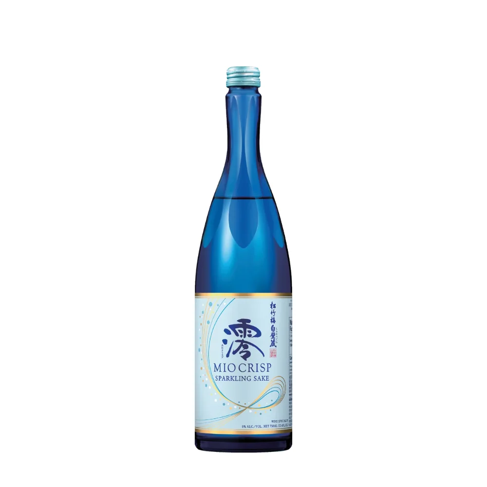 Mio Crisp Sparkling Sake 750ml bottle Sho Chiku Bai wholesale restaurant supply #14241