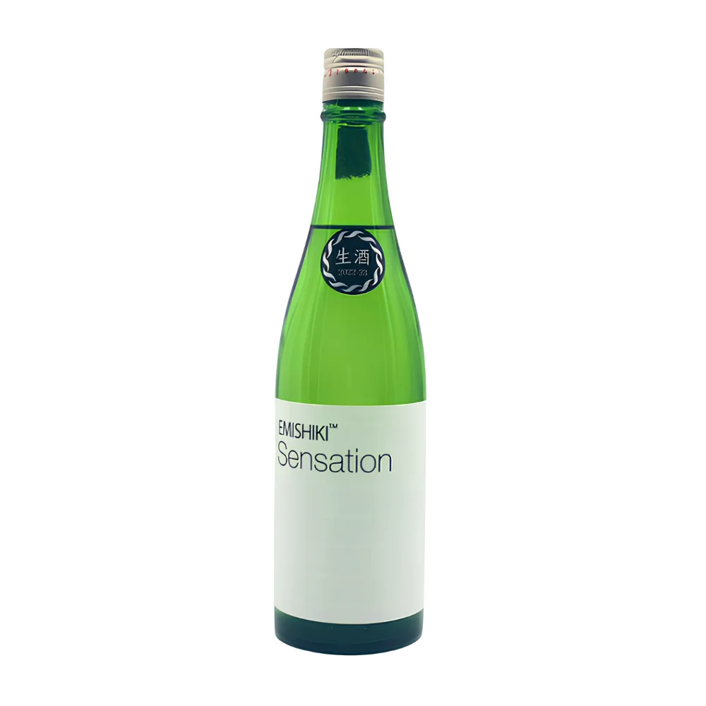 Emishiki Sensation White Nama Junmai sake bottle 720ml wholesale restaurant supply #14548-1