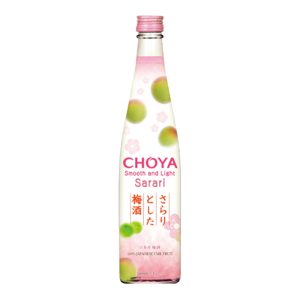 Choya Sarari umeshu plum wine bottle 500ml wholesale restaurant supply #14303