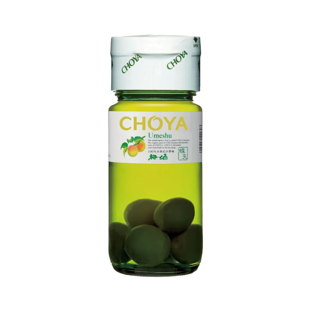 Choya Umeiri plum wine with fruit bottle wholesale restaurant supply #14339