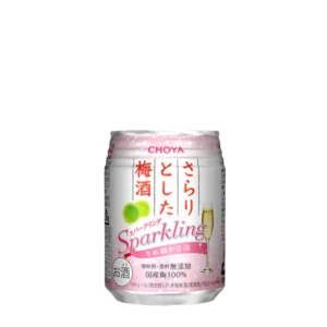 Choya Sarari Sparkling Umeshu can 250ml Choya wholesale restaurant supply #14385