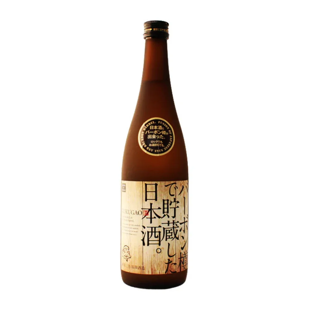 Fukugao bourbon barrel genshu sake bottle wholesale restaurant supply #14459