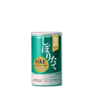 Kikusui Junmai Nama Genshu J Draft can 200ml sake wholesale restaurant supply #14475