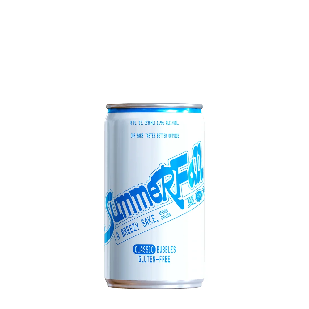 SummerFall Classic Bubbles canned sparkling sake wholesale restaurant supply #14958