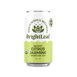 Sparkling Citrus Jasmine Tea can, 12oz BrightLeaf wholesale restaurant supply #18158-1