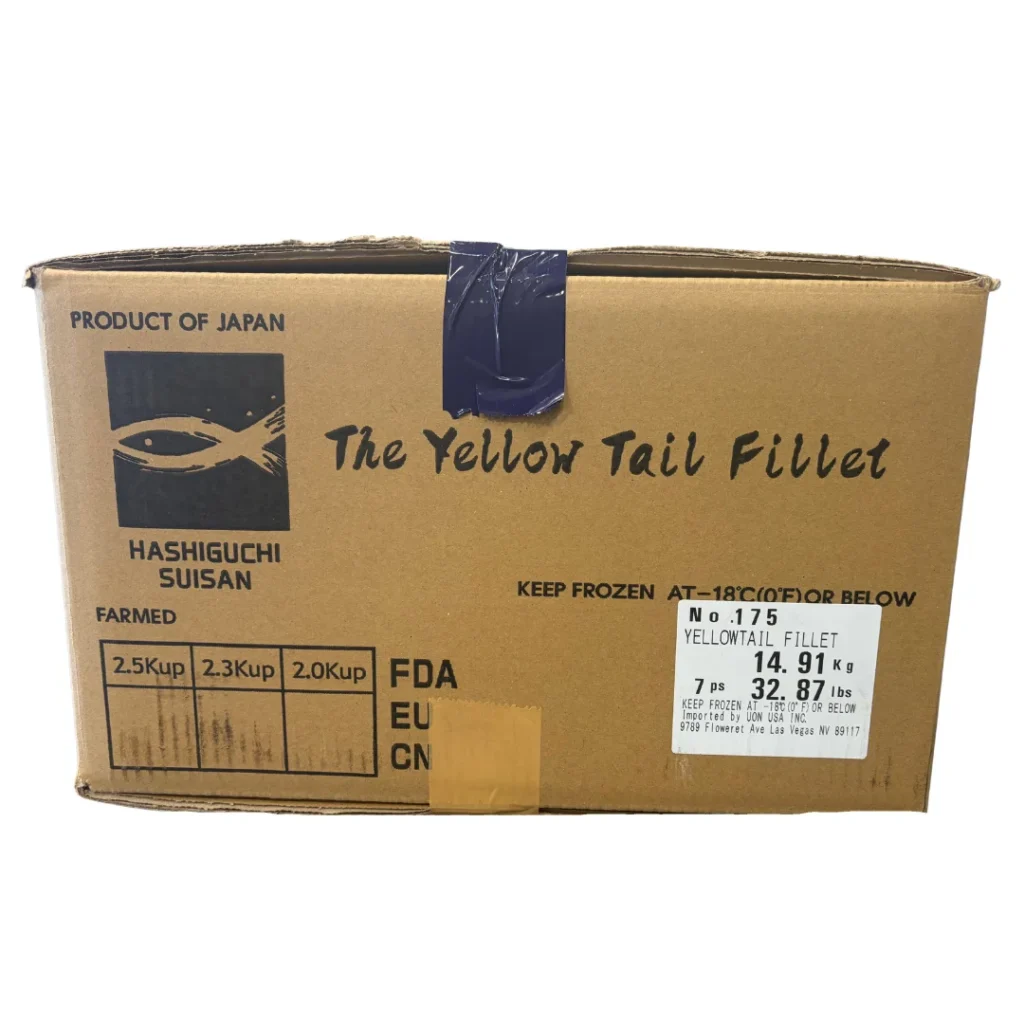 Hashiguchi yellowtail buri hamachi fillet Japan wholesale restaurant supply #20230