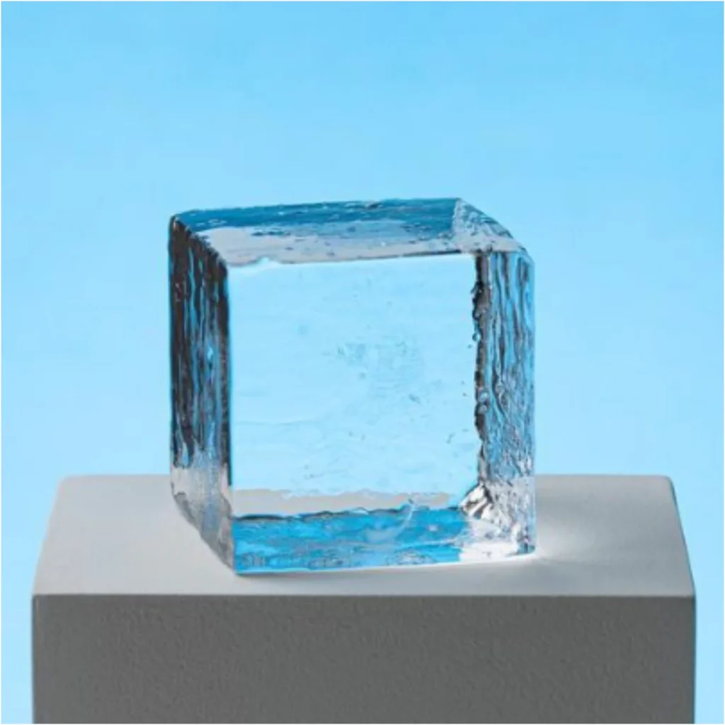 Kuramoto KMI clear ice cube 2x2 inch wholesale restaurant bar supply