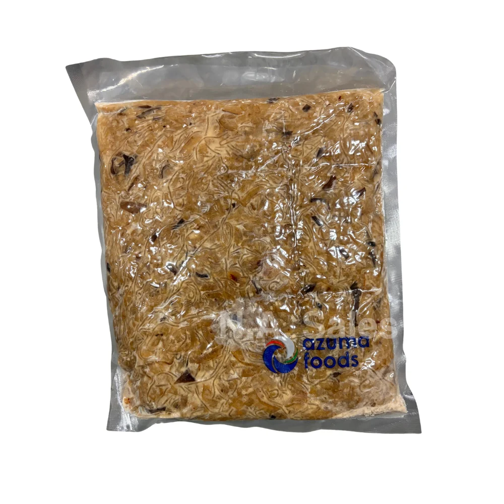 spicy sesame scallop frozen bag azuma foods wholesale restaurant supply #21335