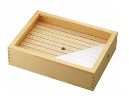 NETABAKO WOODEN SUSHI NETA BOX W/LID & INNER TRAY