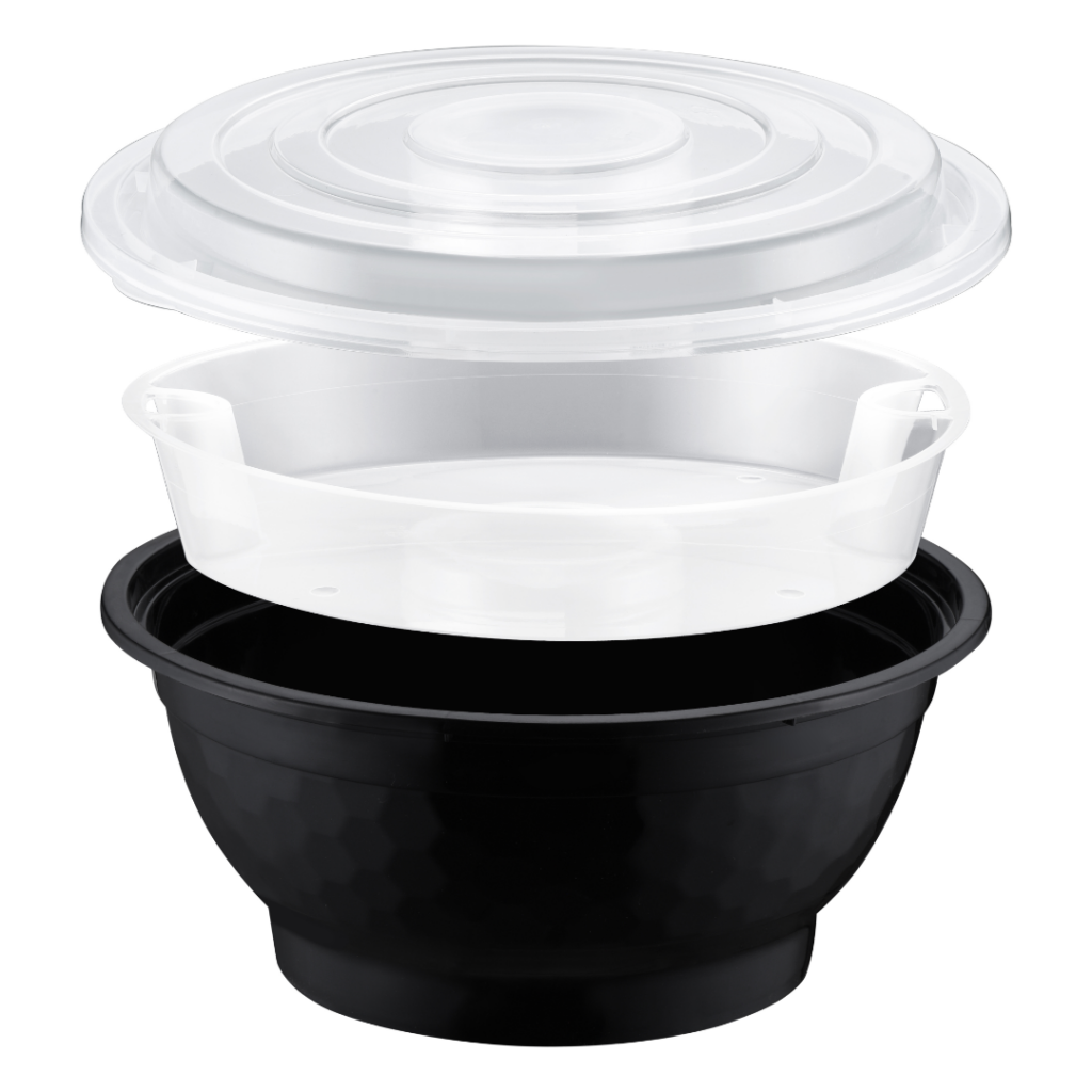 50oz microwavable noodle bowl with insert wholesale restaurant supply