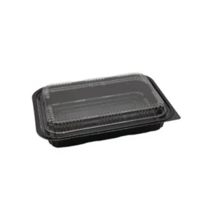 black rectangular PS combo container wholesale restaurant supply #CZ-6 #CZ-7 #CZ-8 #CZ-9 #CZ-10
