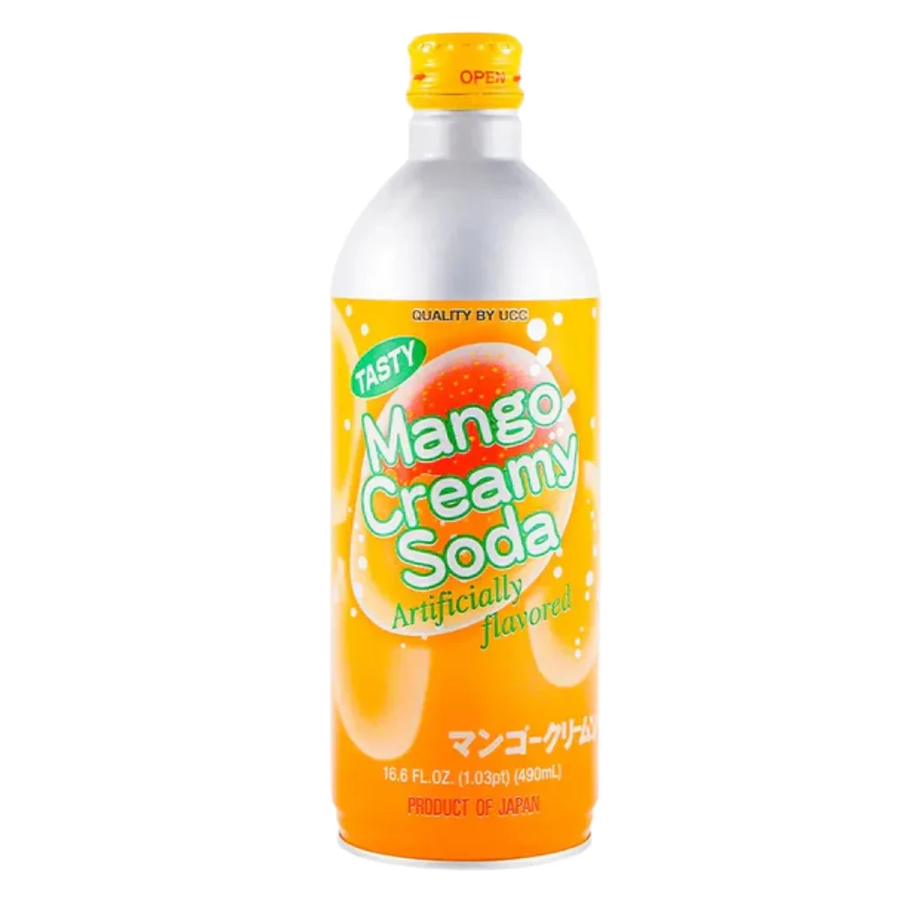 UCC Mango Cream Soda 490ml can wholesale restaurant supply