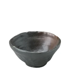 Kuro Bizen naburi triangle kobachi small bowl wholesale restaurant supply #MTC-98202