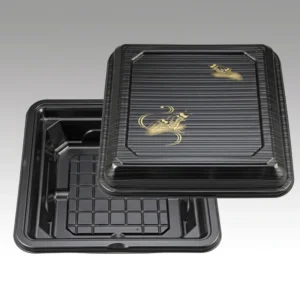 Bento Box Tiered Jubako Catering Set HIPS Black #NU-250-Series