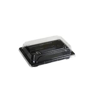 PS Black Takeout Togo Sushi Tray YAO A-Series
