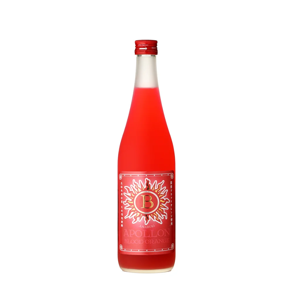 Amabuki Blood Orange Apollon umeshu 720ml Saga wholesale restaurant supply #14394