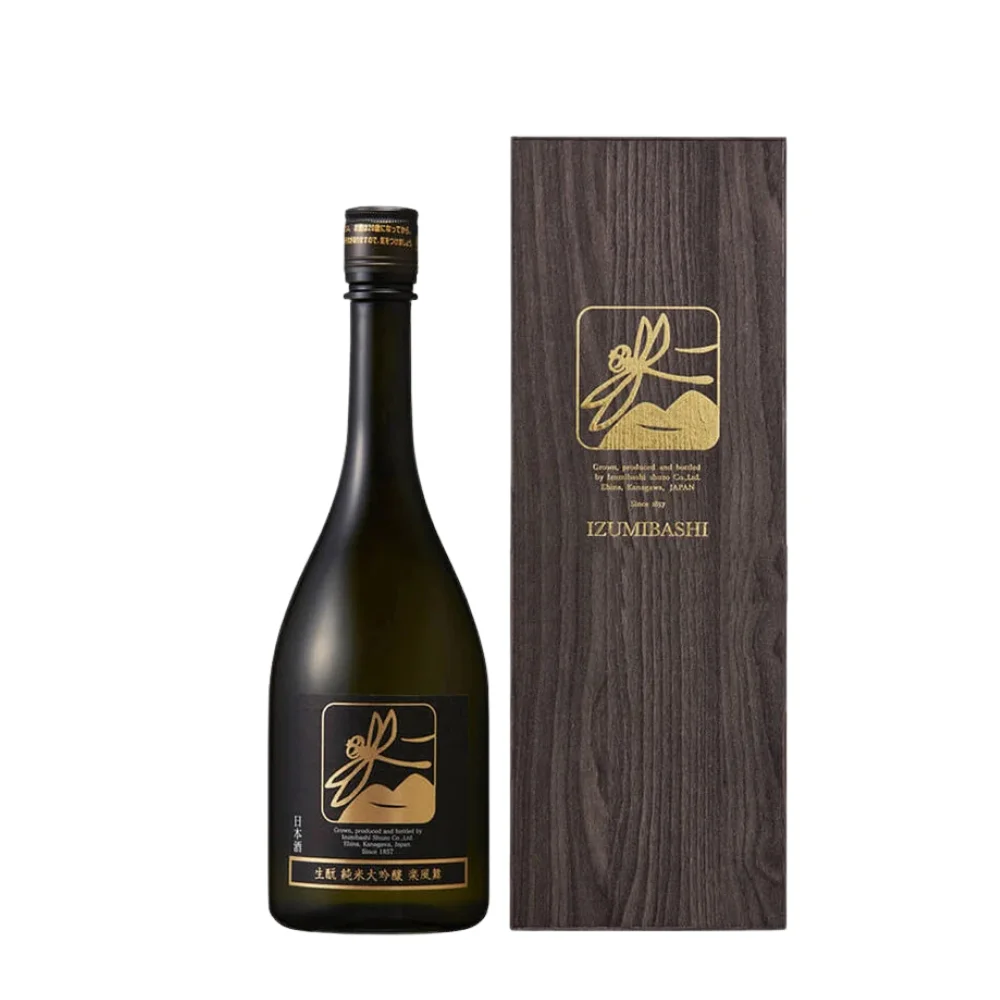 Izumibashi Gold Dragonfly Kimoto Junmai Daiginjo sake 720ml wholesale restaurant supply #14567-1