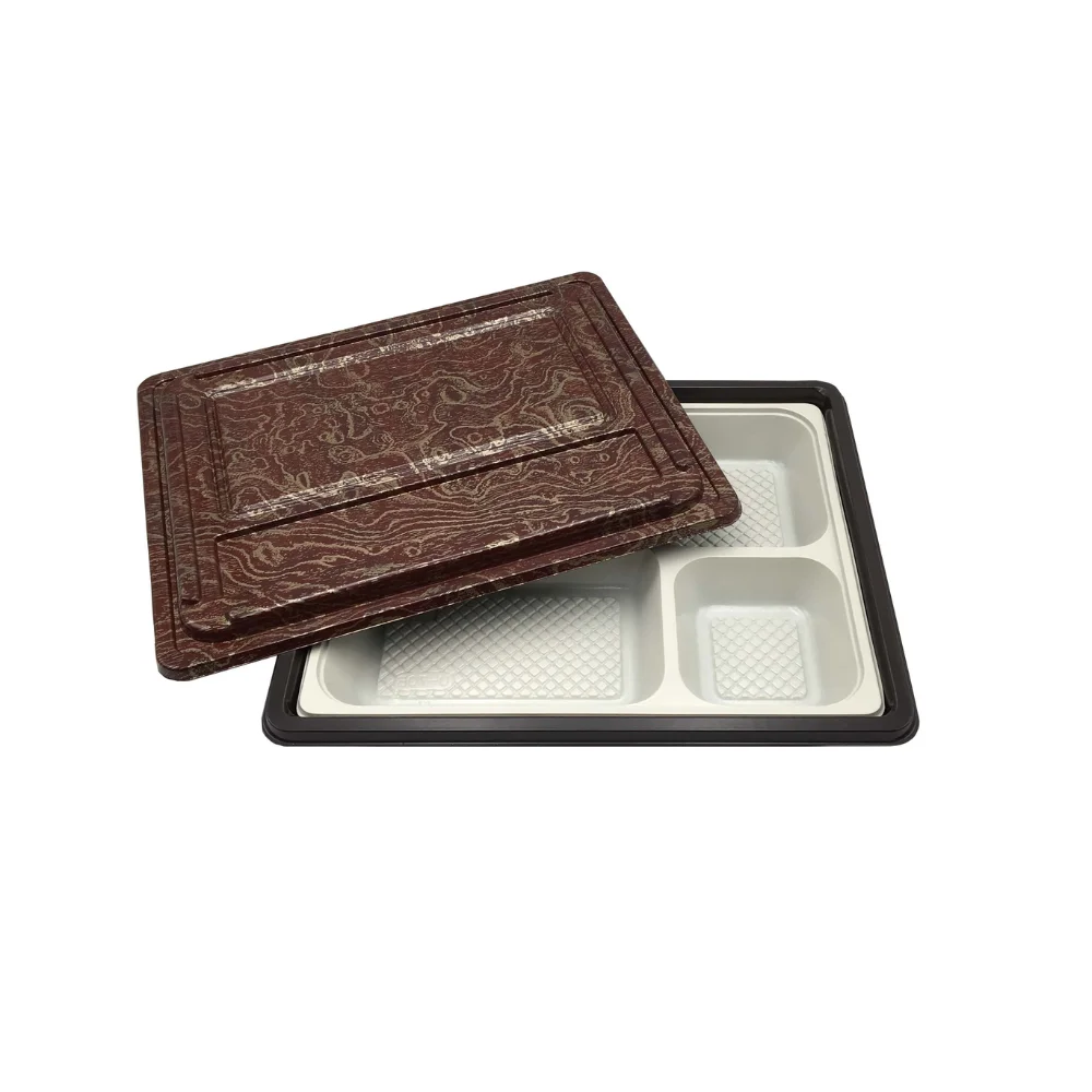 Shidashi bento catering container with lid wholesale restaurant supply #U-70