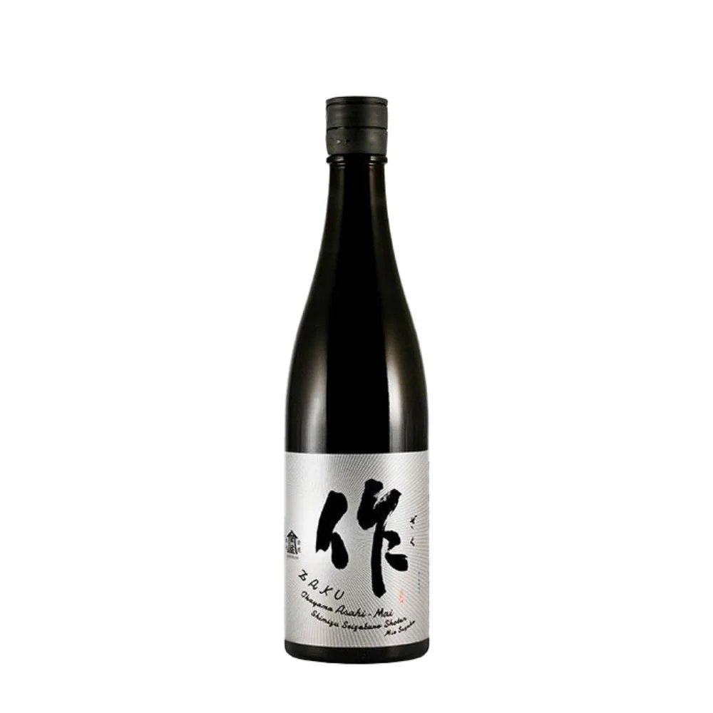 Zaku Asahi Junmai Daiginjo sake bottle Shimizu Seizaburo Shoten wholesale restaurant supply #14565-1